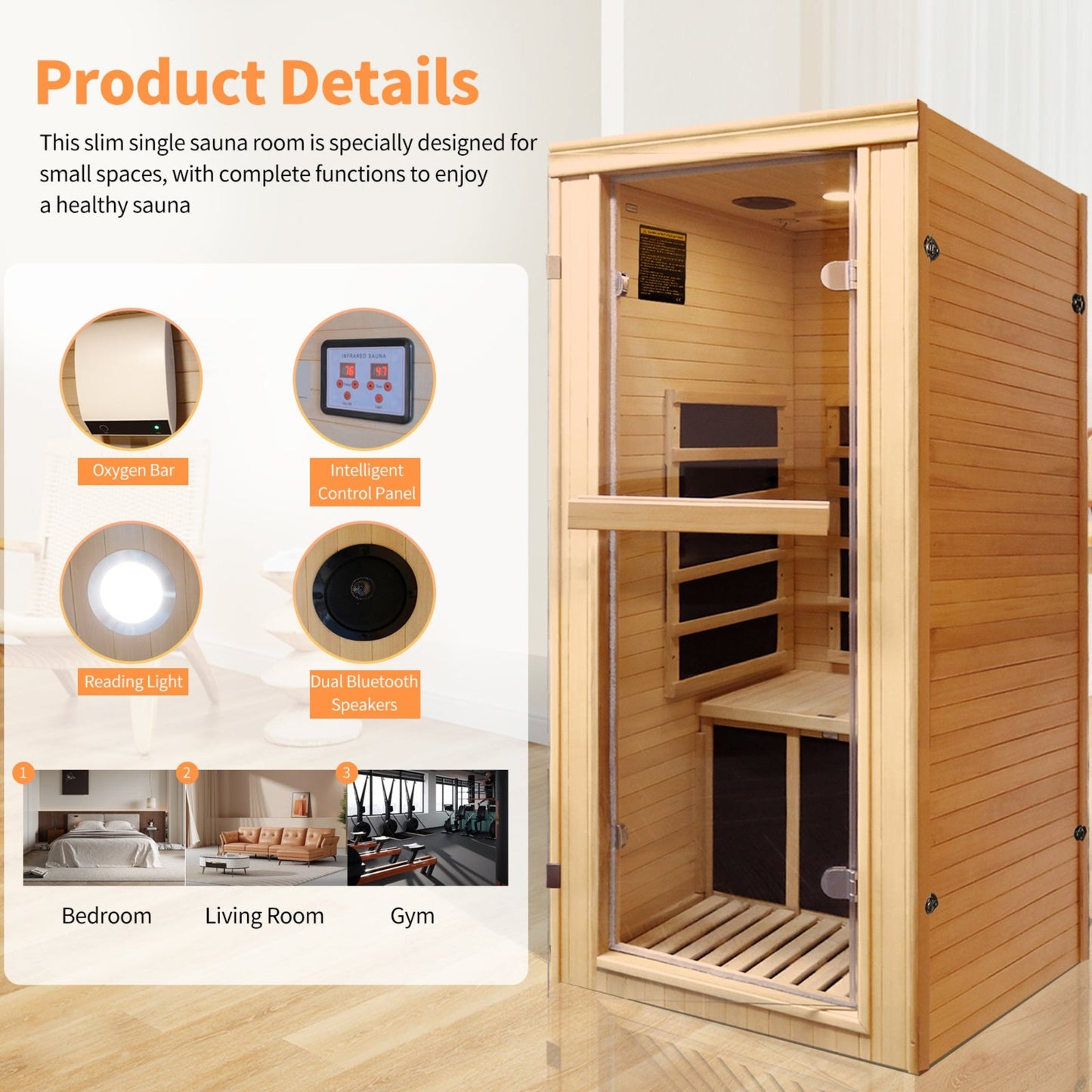 Sauna product details