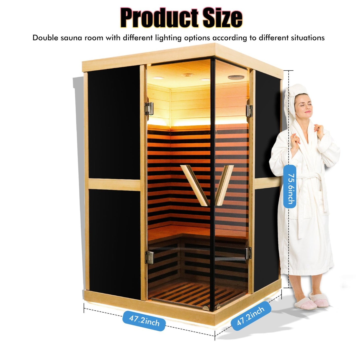 Full Spectrum Sauna size